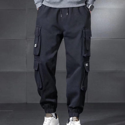 Men's Adjustable Cargo Pants with Pockets