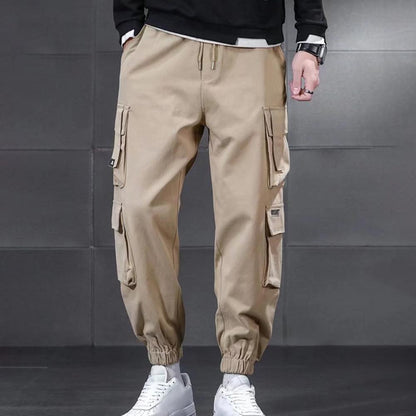 Men's Adjustable Cargo Pants with Pockets