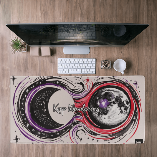 Keep Wondering - Desk Mat