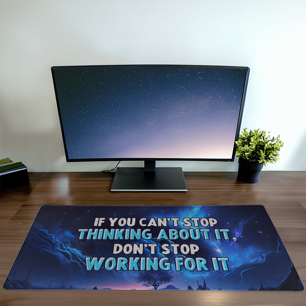 Don't Stop - Desk Mat