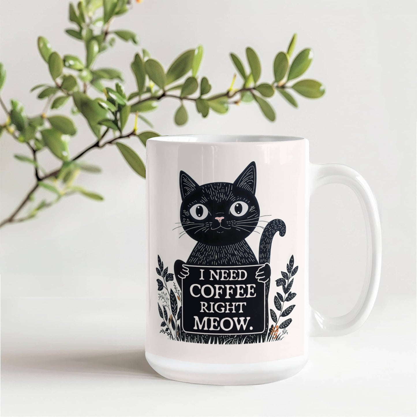 Meow Coffee Mug
