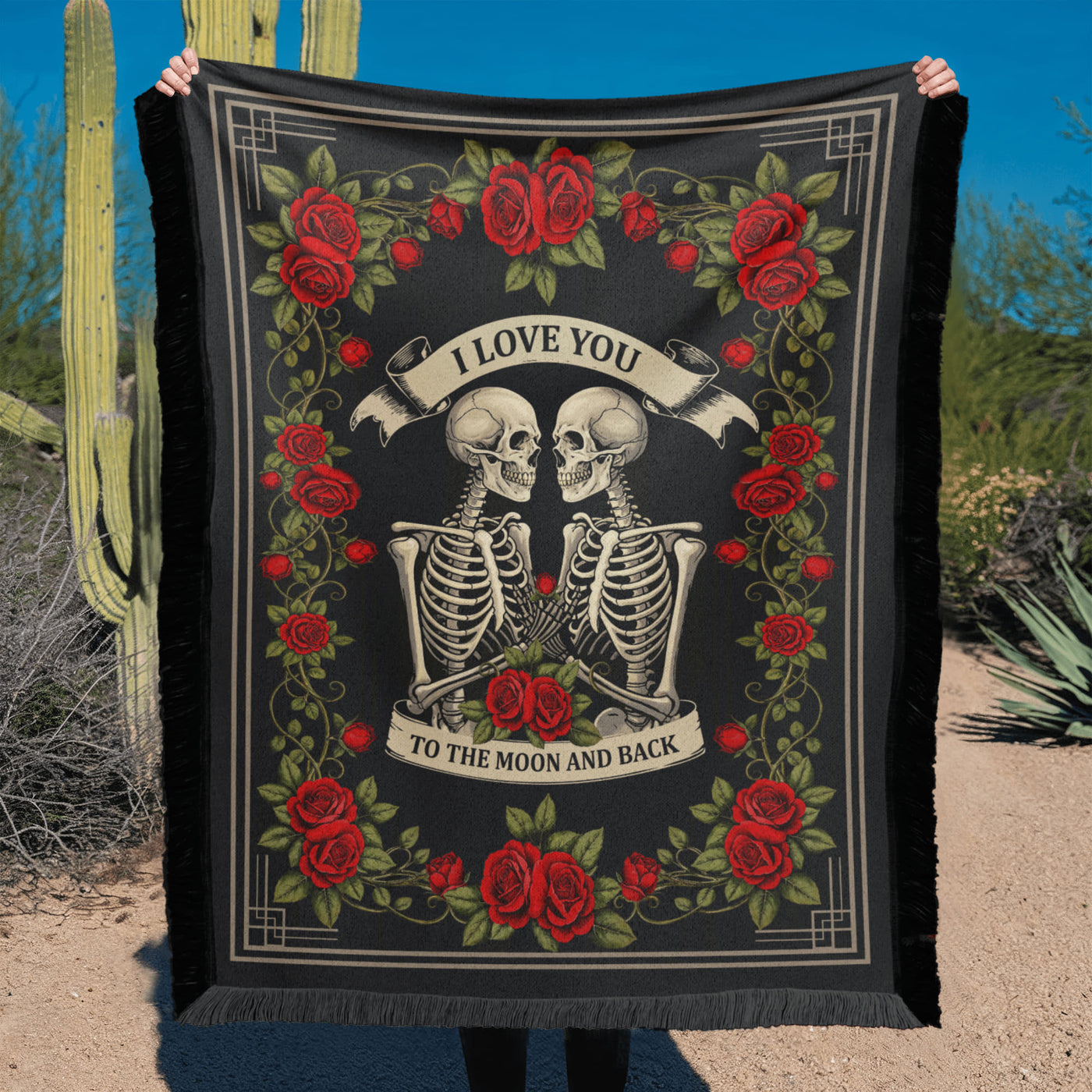 Woven Blanket - To The Moon