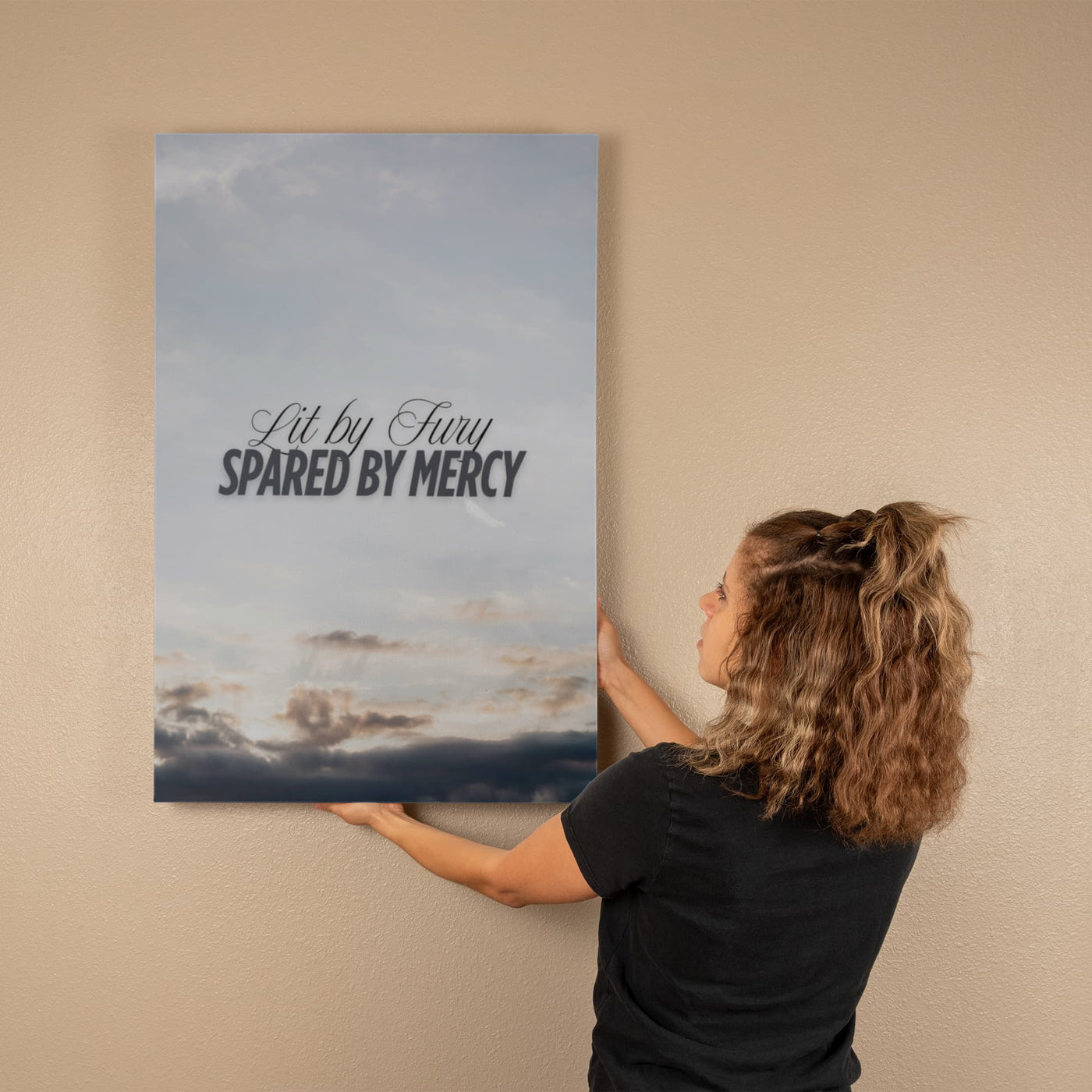 Lit by Fury - Gallery Wrapped Canvas