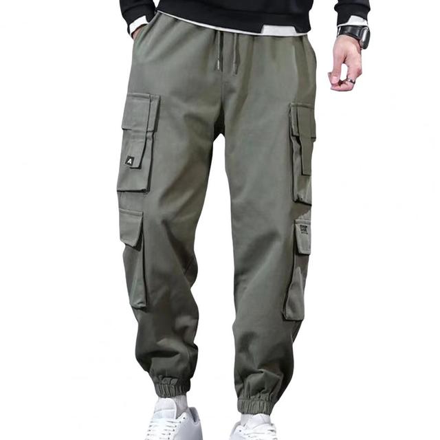Men's Adjustable Cargo Pants with Pockets
