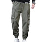 Men's Adjustable Cargo Pants with Pockets