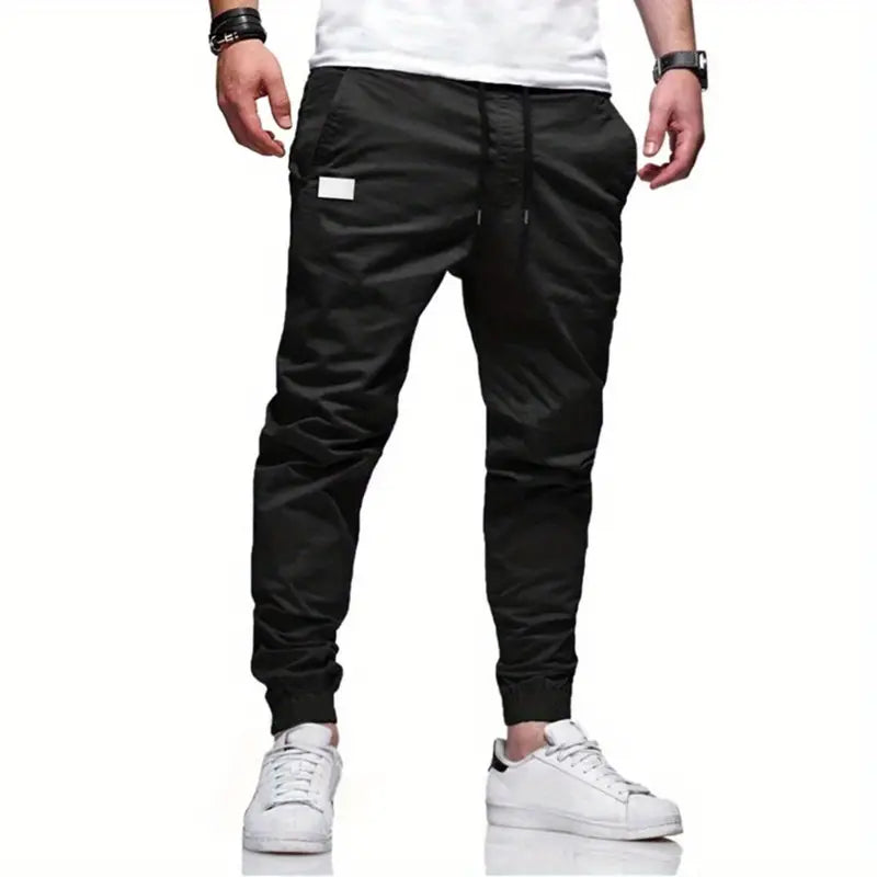 Men's Comfort Drawstring Cargo Joggers