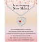Sterling Silver New Mom Heart Necklace